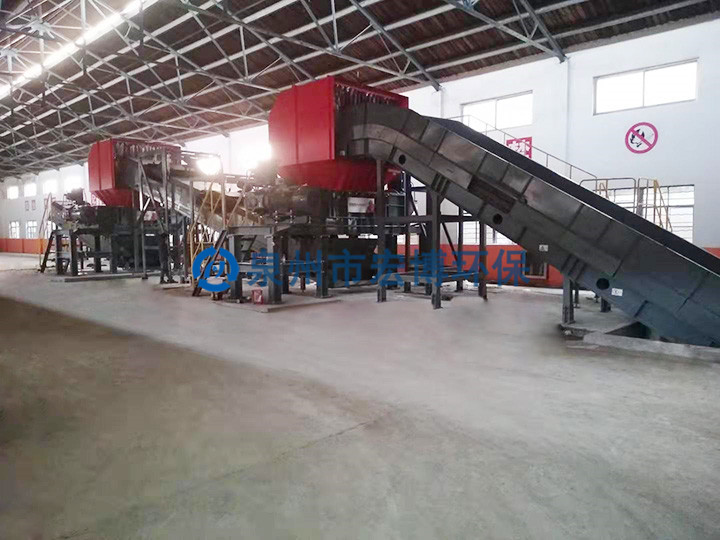 皮革碎布处理项目（链板输送机）