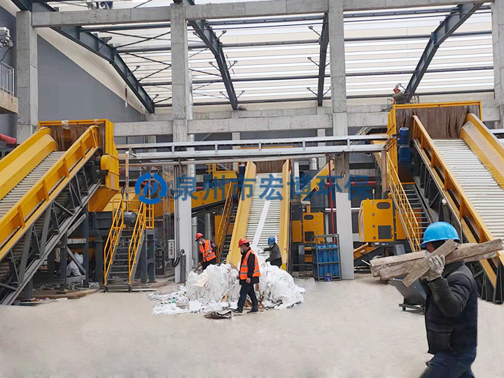 纸厂垃圾处理线（过度皮带输送机）